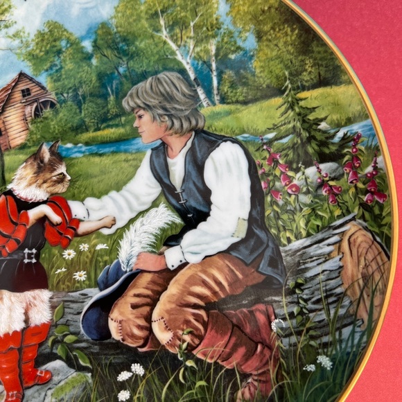 Kaiser West Germany Porcelain Classic Fairy Tales Collectors Plate Puss In Boots - Picture 8 of 12